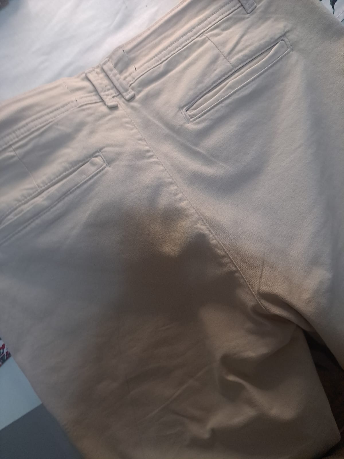 Calça alfaiataria slim sarja com elastano